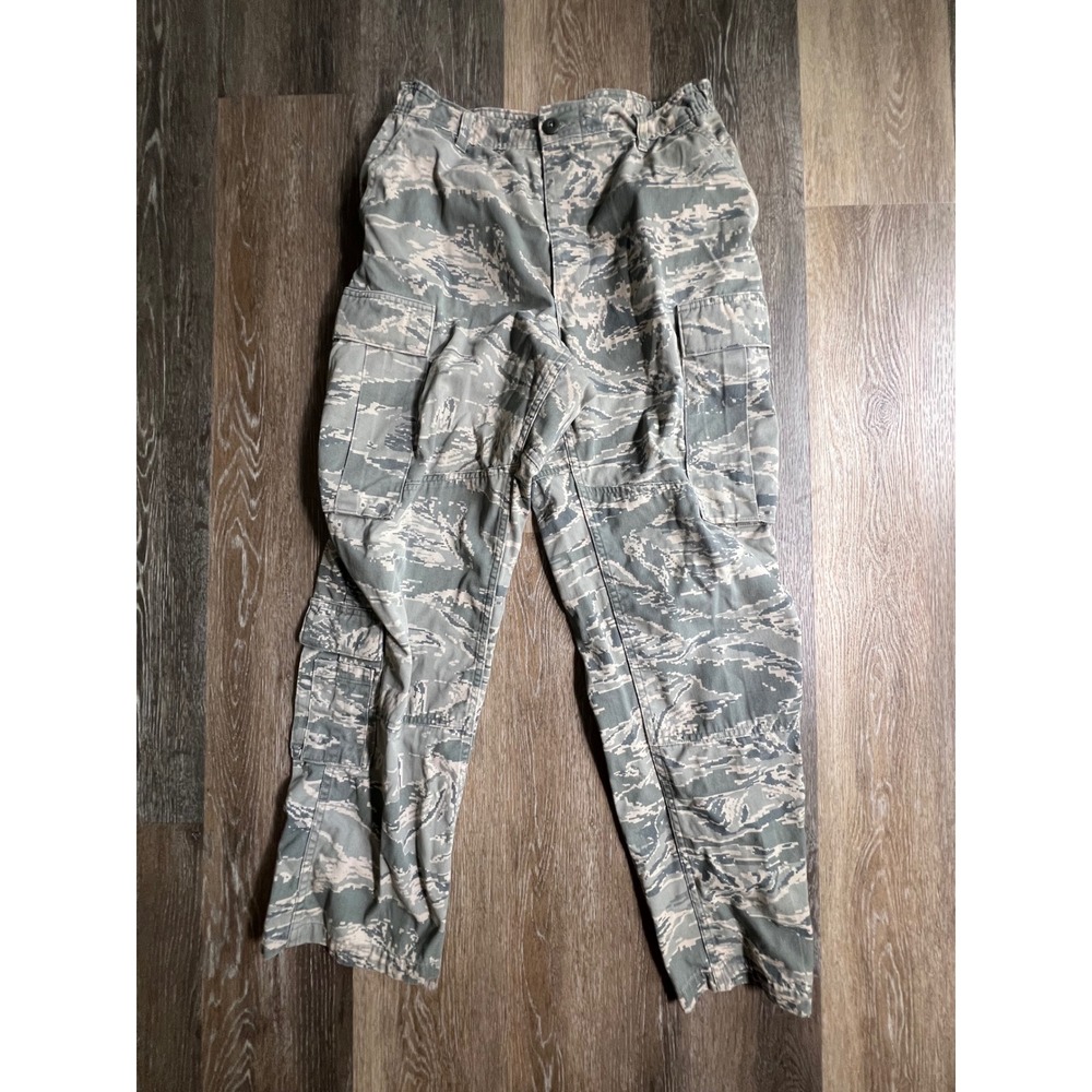 US Air Force Cargo Pants Mens 32S Camo Digital Tiger Stripe ABU Military